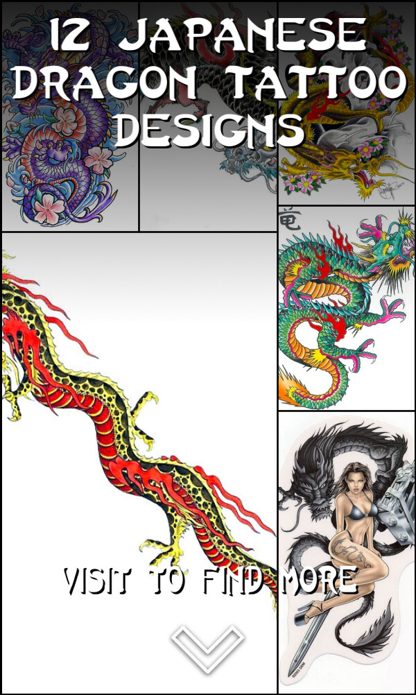 12 Japanese Dragon Tattoo Designs