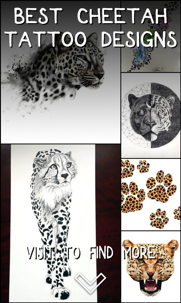 11 Best Cheetah Tattoo Designs