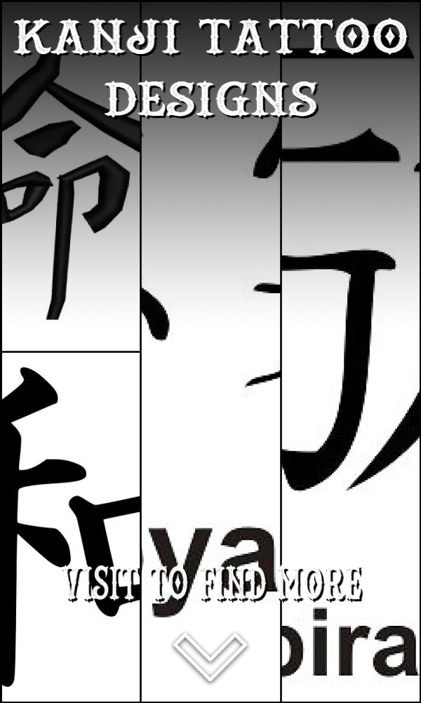 4 Kanji Tattoo Designs