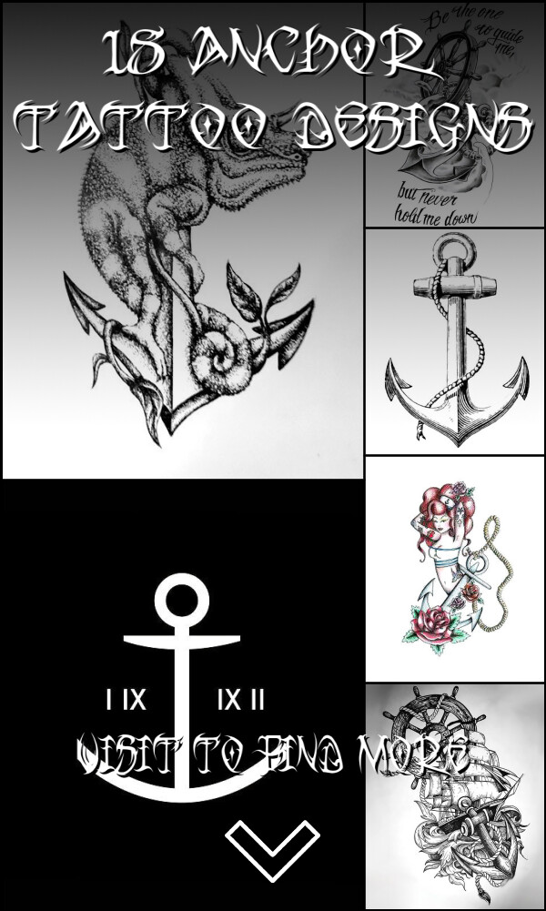 18 Anchor Tattoo Designs