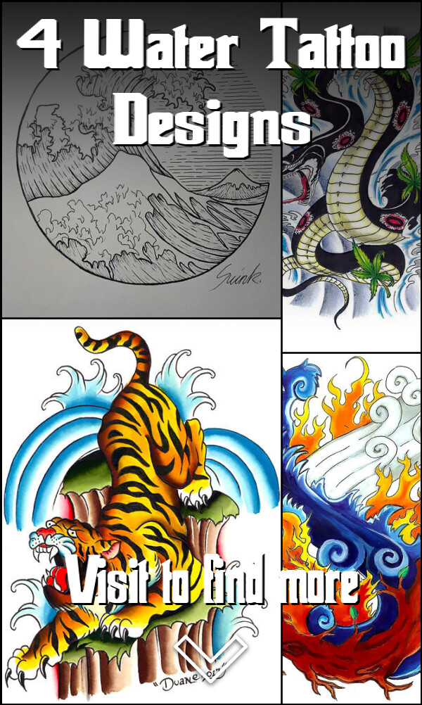 4 Water Tattoo Designs