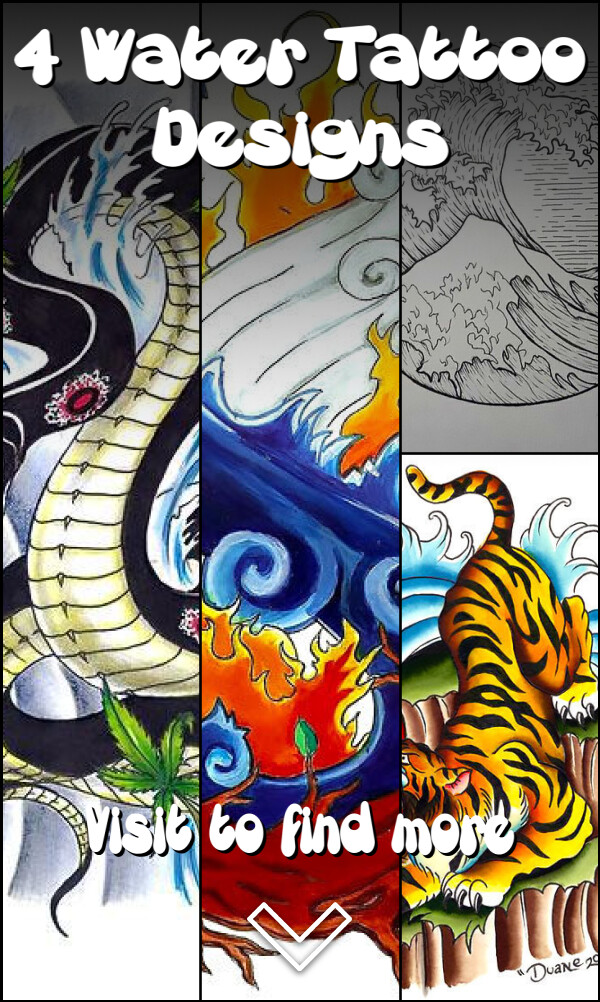 4 Water Tattoo Designs