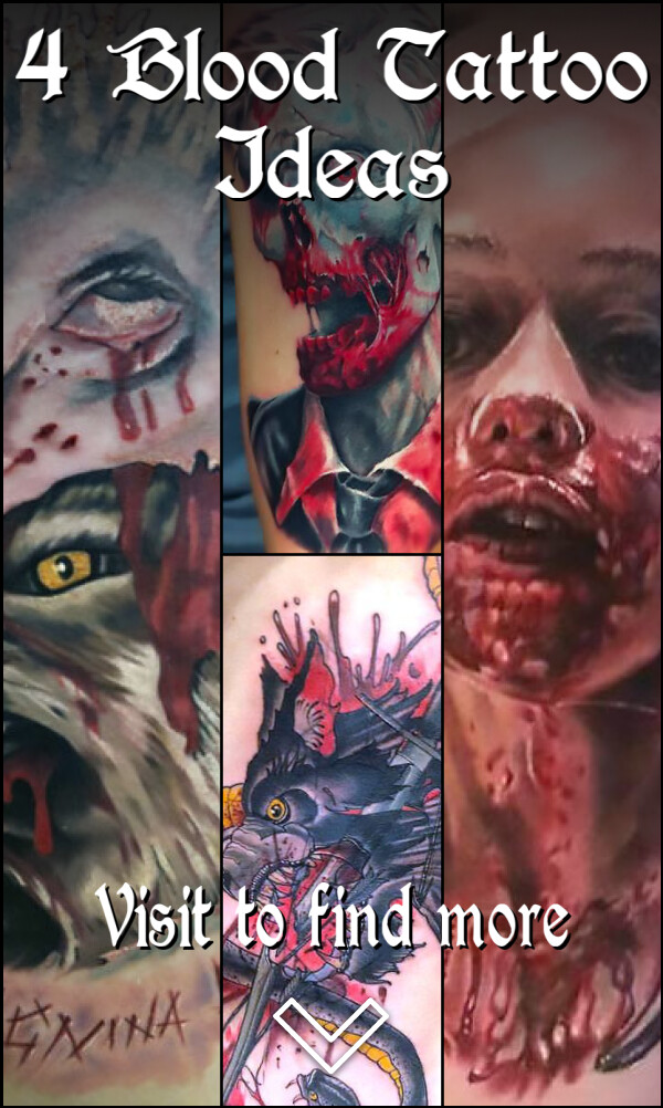 4 Blood Tattoo Ideas