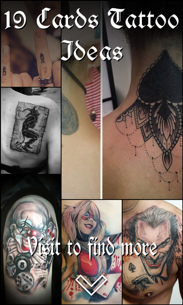 19 Cards Tattoo Ideas