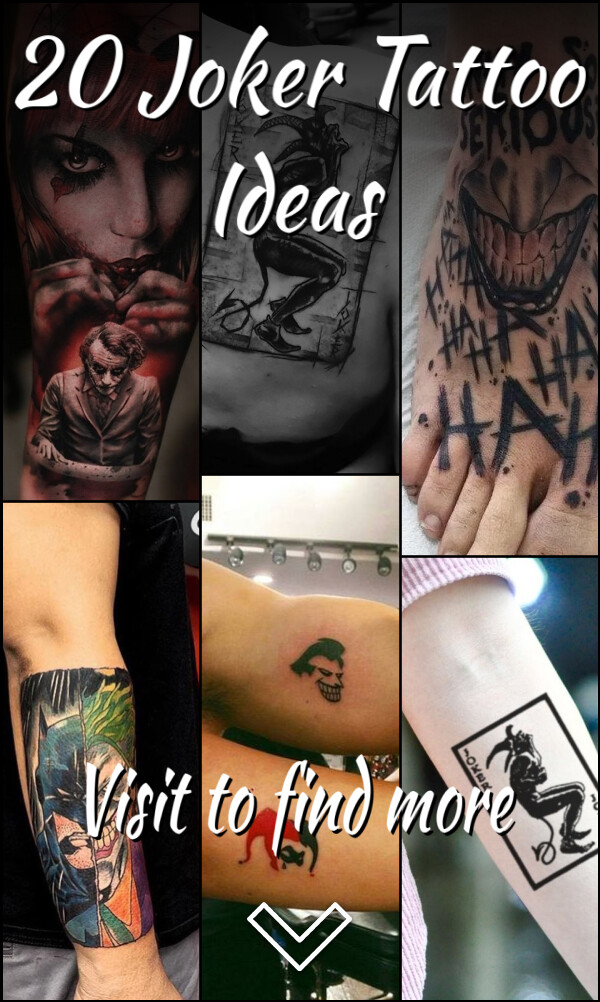 20 Joker Tattoo Ideas