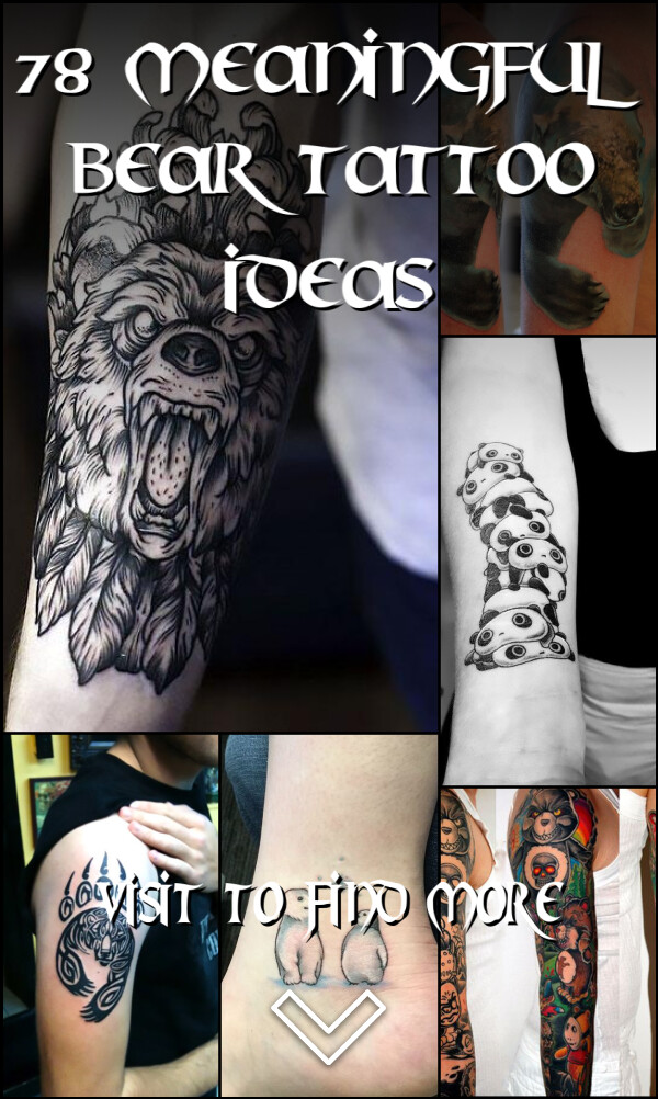 78 Meaningful Bear Tattoo Ideas