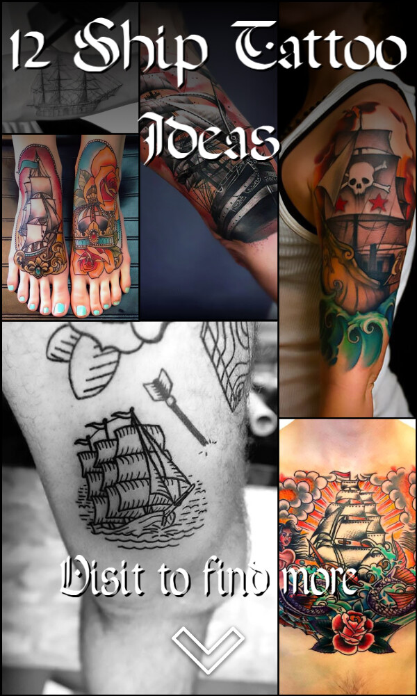 12 Ship Tattoo Ideas
