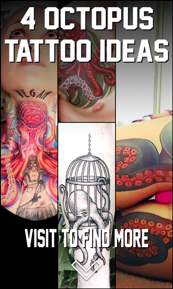 4 Octopus Tattoo Ideas