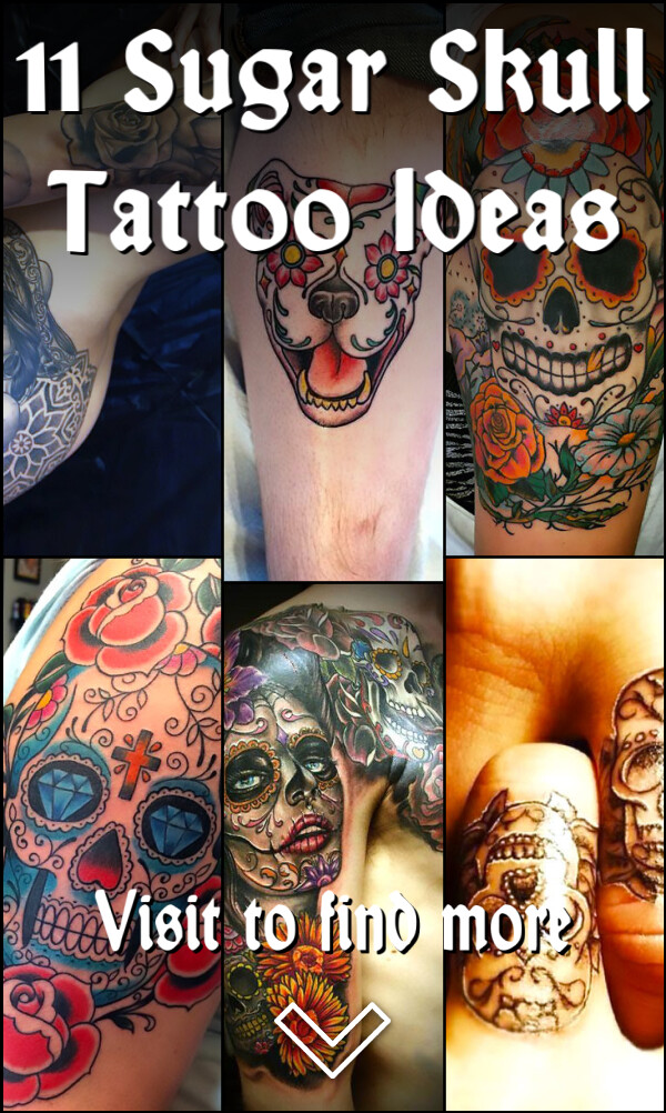 11 Sugar Skull Tattoo Ideas