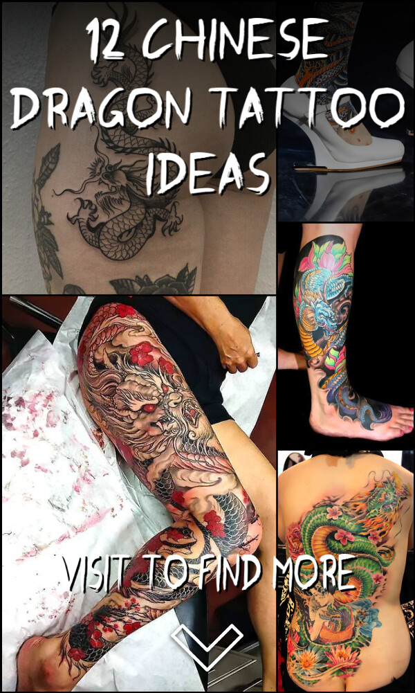 12 Chinese Dragon Tattoo Ideas