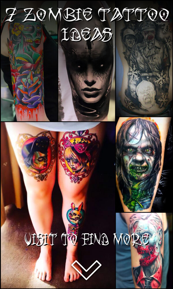 7 Zombie Tattoo Ideas