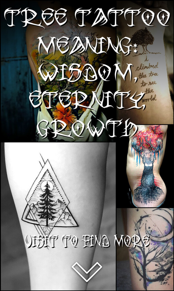 Tree Tattoo Meaning: Wisdom, Eternity, Growth