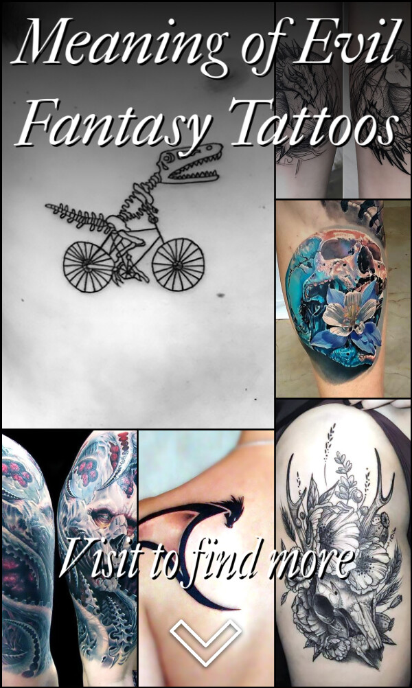 Meaning of Evil Fantasy Tattoos