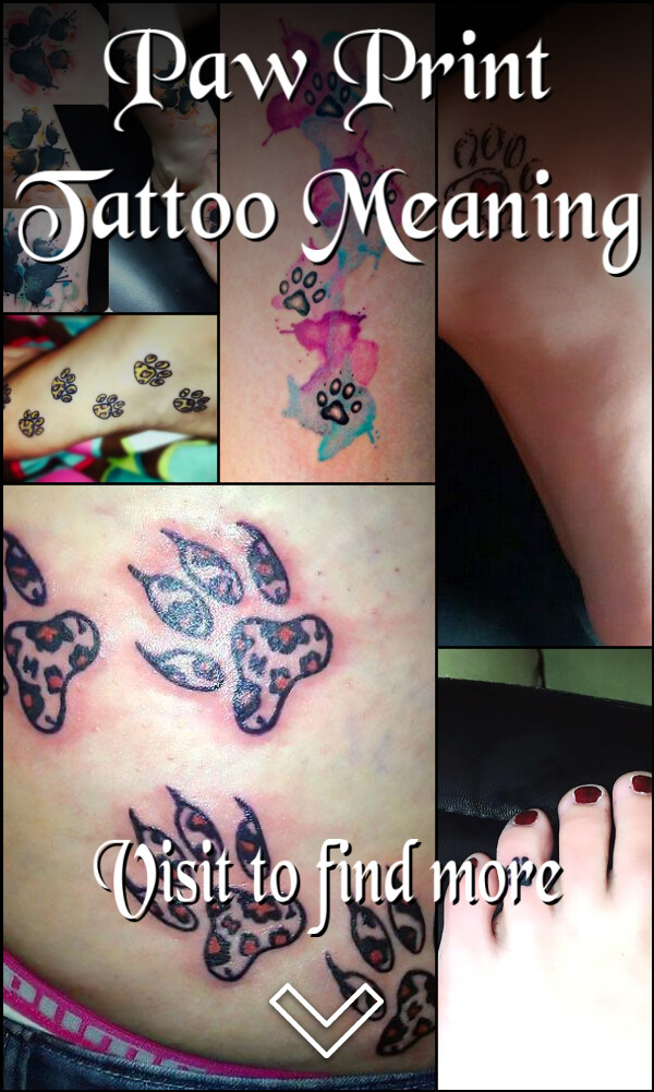 Paw Print Tattoo Meaning