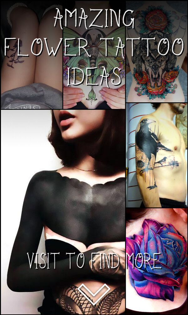 340 Amazing Flower Tattoo Ideas
