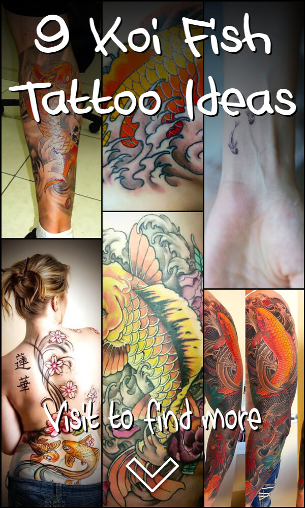 9 Koi Fish Tattoo Ideas