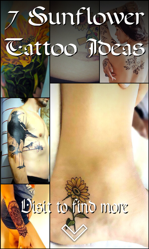 7 Sunflower Tattoo Ideas