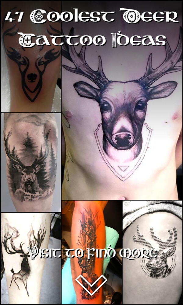 47 Coolest Deer Tattoo Ideas