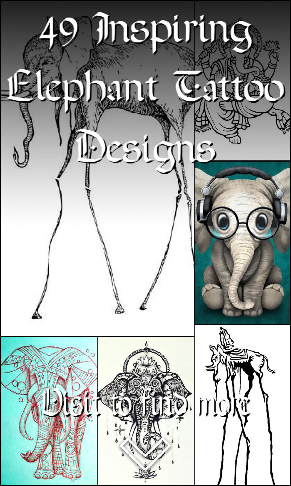 49 Inspiring Elephant Tattoo Designs