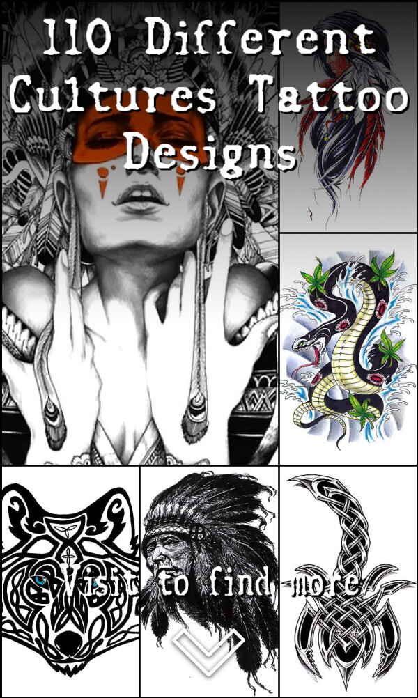 110 Different Cultures Tattoo Designs