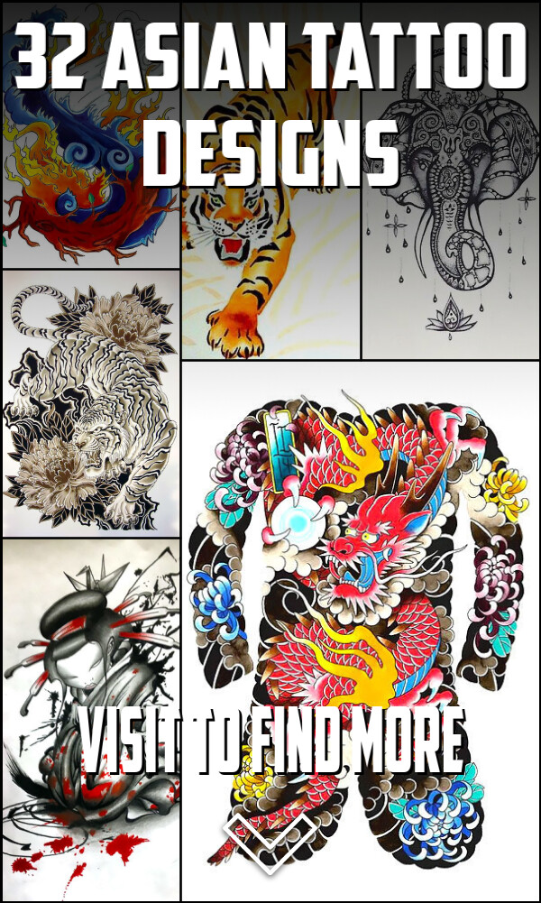 32 Asian Tattoo Designs