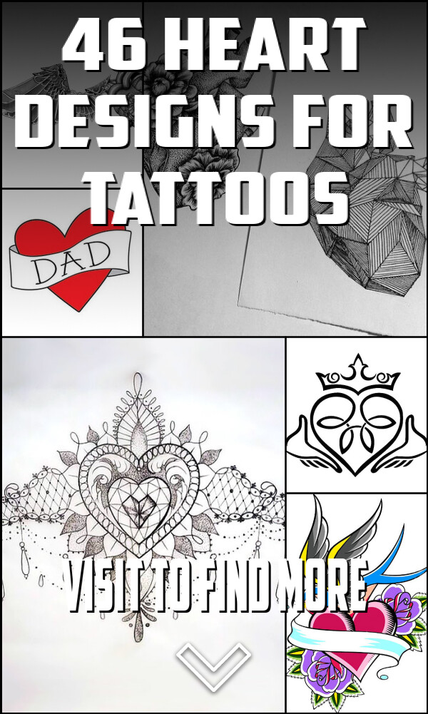 46 Heart Designs for Tattoos