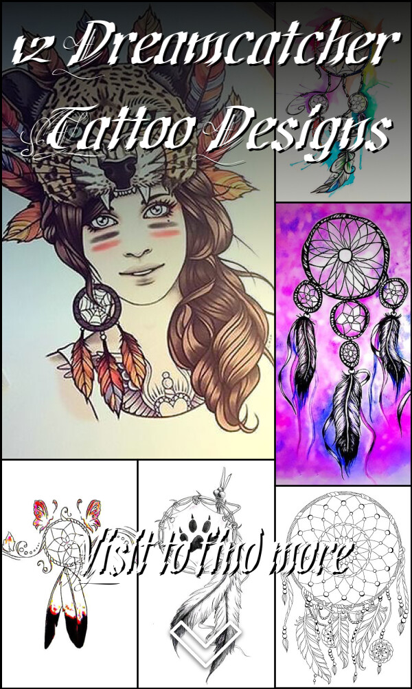 12 Dreamcatcher Tattoo Designs