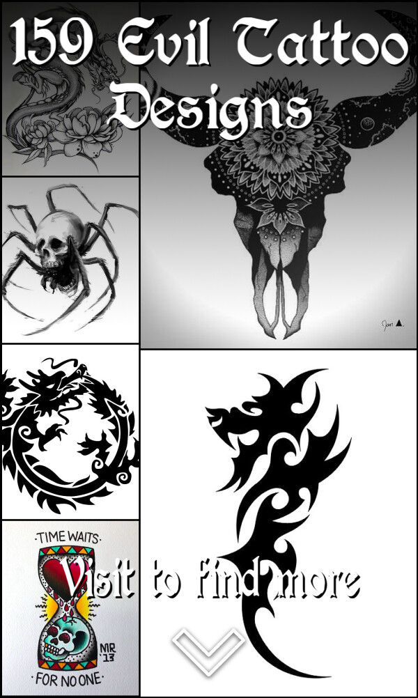 159 Evil Tattoo Designs