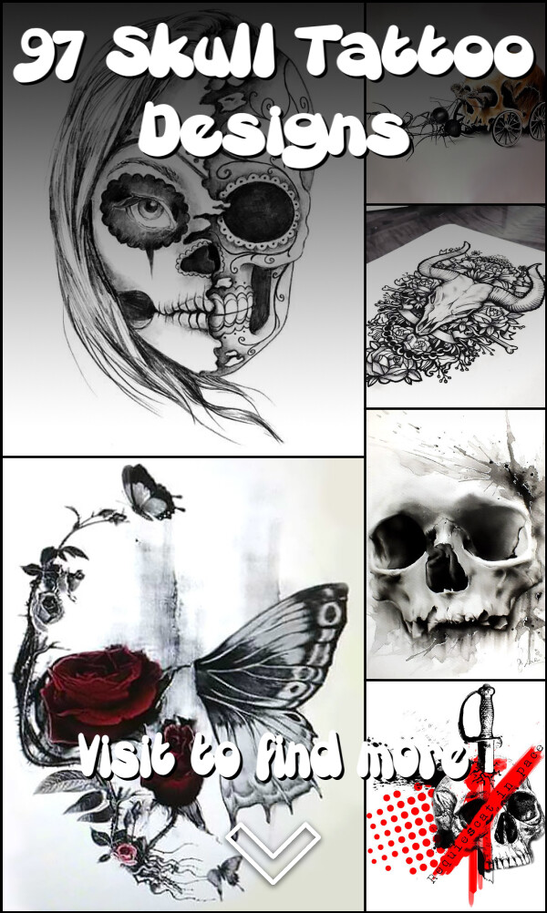 97 Skull Tattoo Designs