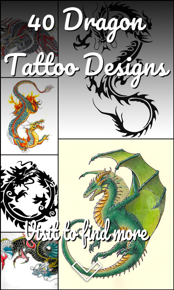40 Dragon Tattoo Designs