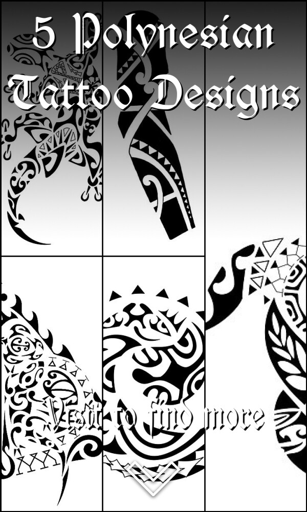 5 Polynesian Tattoo Designs