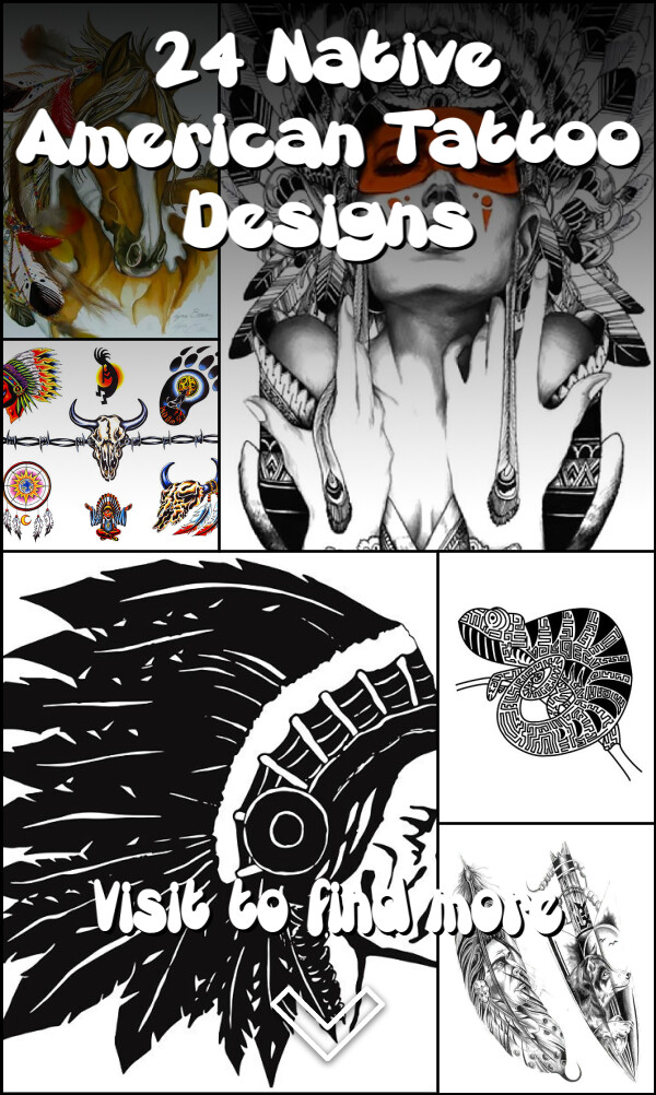 24 Native American Tattoo Designs