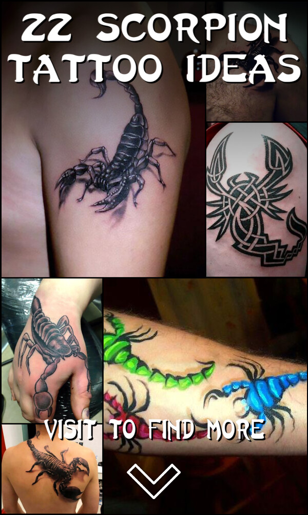 22 Scorpion Tattoo Ideas
