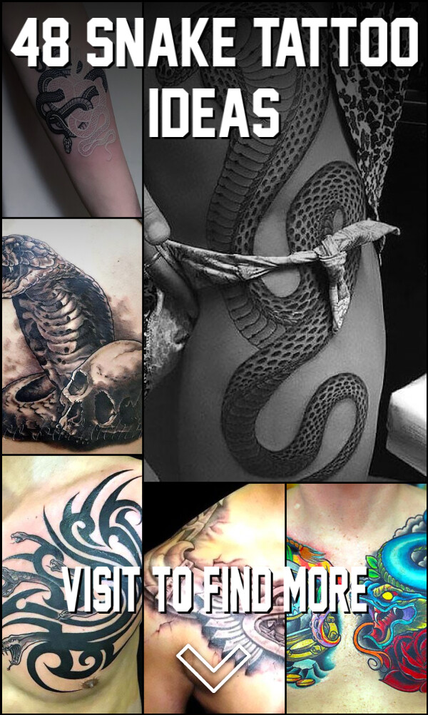 48 Snake Tattoo Ideas