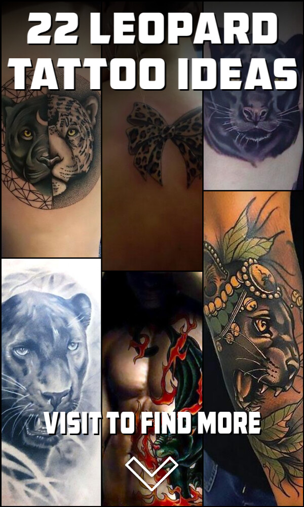 22 Leopard Tattoo Ideas