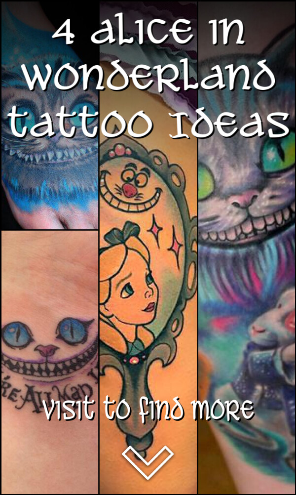 4 Alice in Wonderland Tattoo Ideas