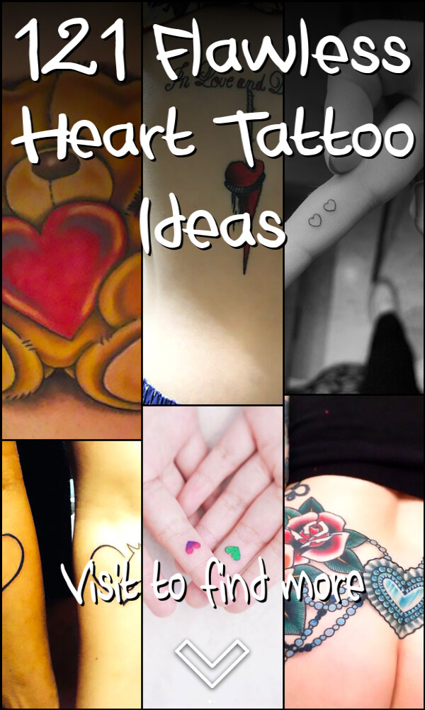 121 Flawless Heart Tattoo Ideas