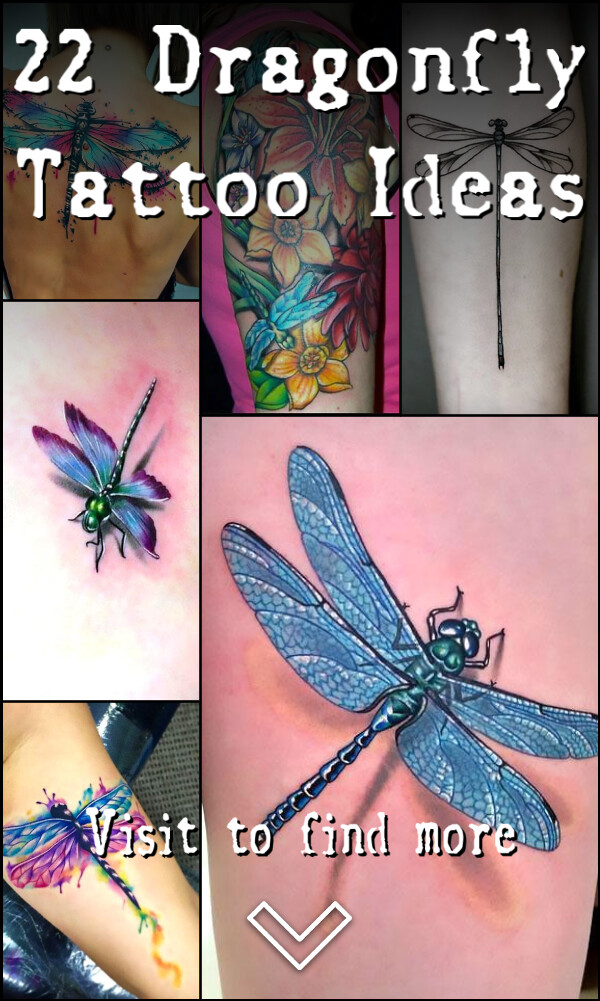 22 Dragonfly Tattoo Ideas