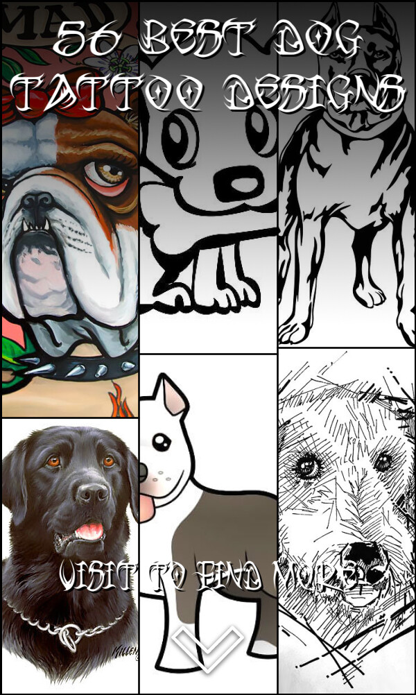 56 Best Dog Tattoo Designs