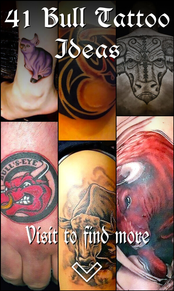 41 Bull Tattoo Ideas