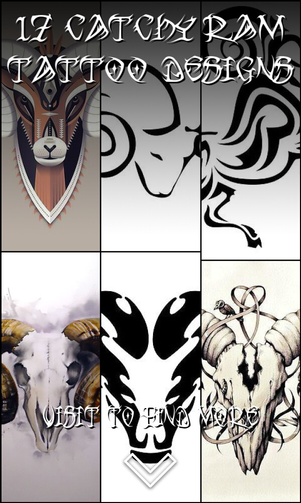 17 Catchy Ram Tattoo Designs