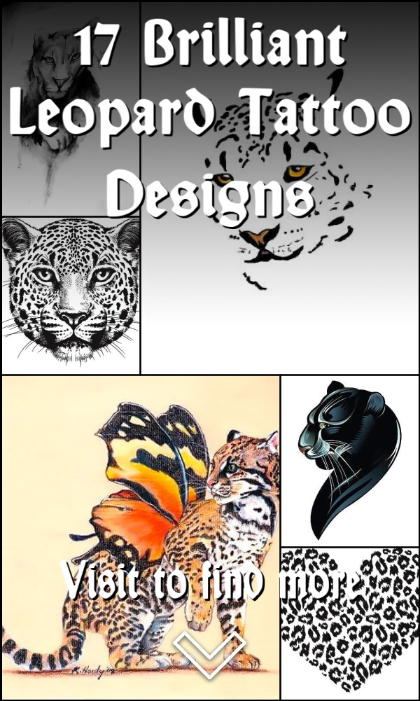 17 Brilliant Leopard Tattoo Designs