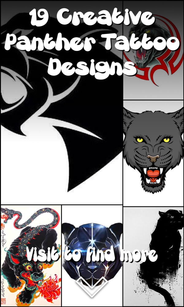 19 Creative Panther Tattoo Designs