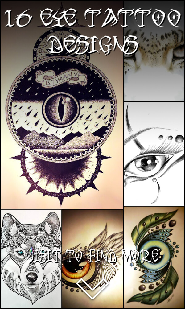 16 Eye Tattoo Designs