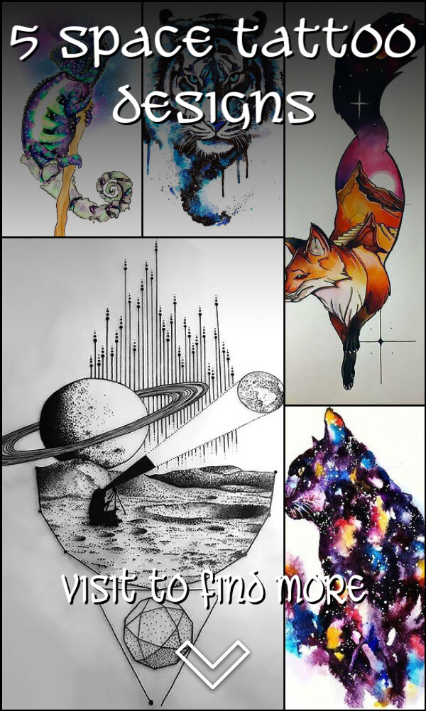 5 Space Tattoo Designs
