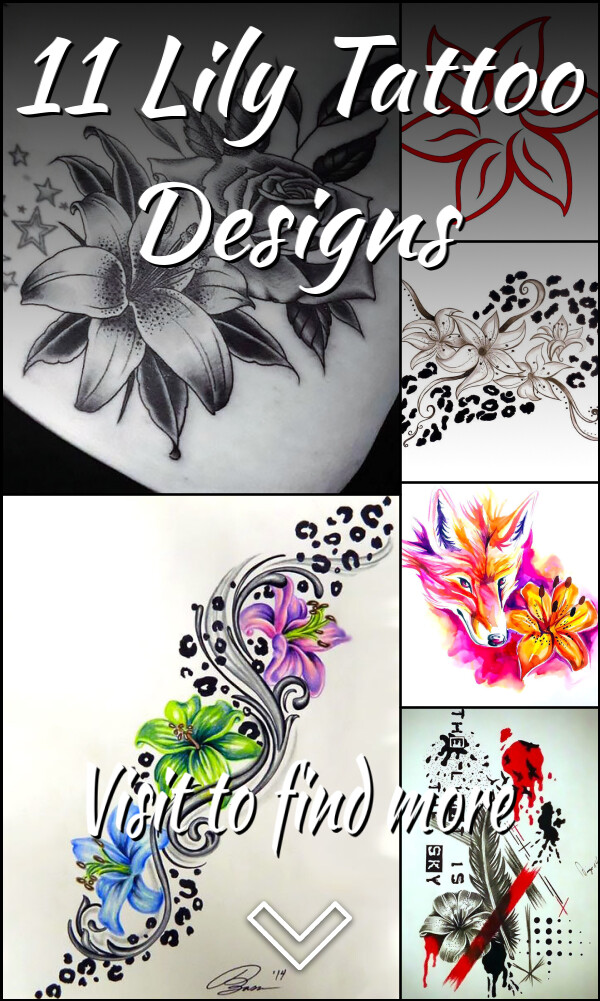 11 Lily Tattoo Designs