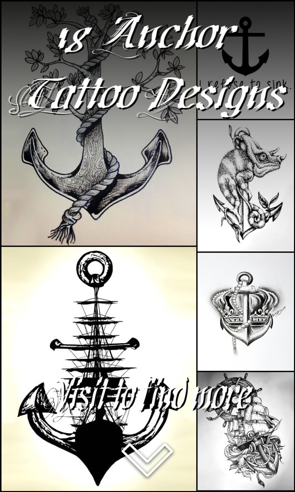 18 Anchor Tattoo Designs