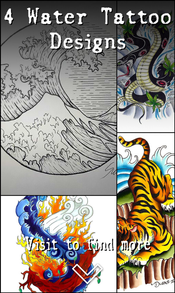 4 Water Tattoo Designs