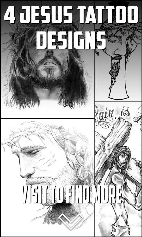 4 Jesus Tattoo Designs