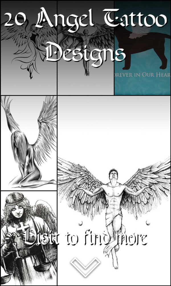 20 Angel Tattoo Designs